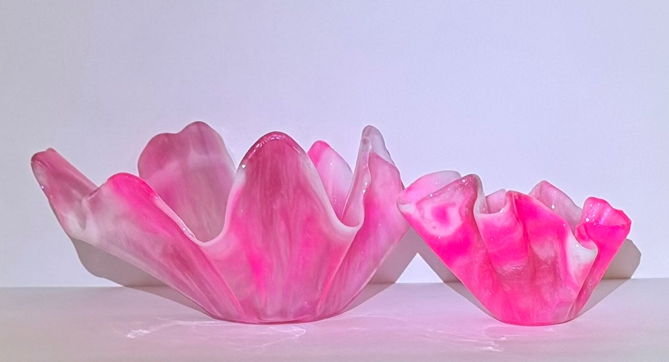 Bright Hot Pink Small Vase