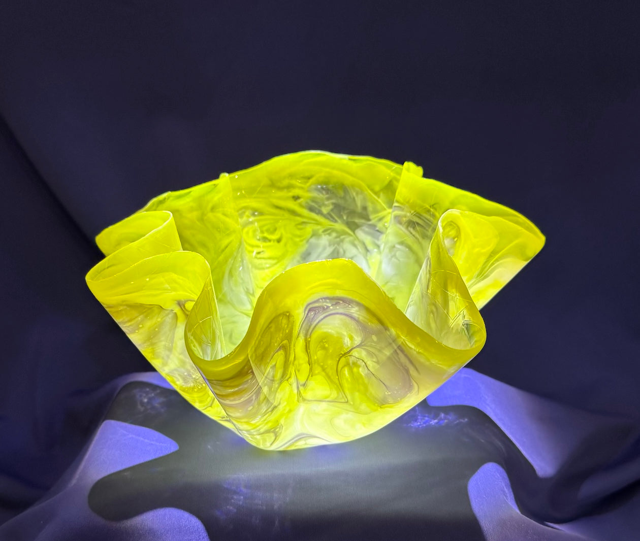 Neon Yellow Small Vase