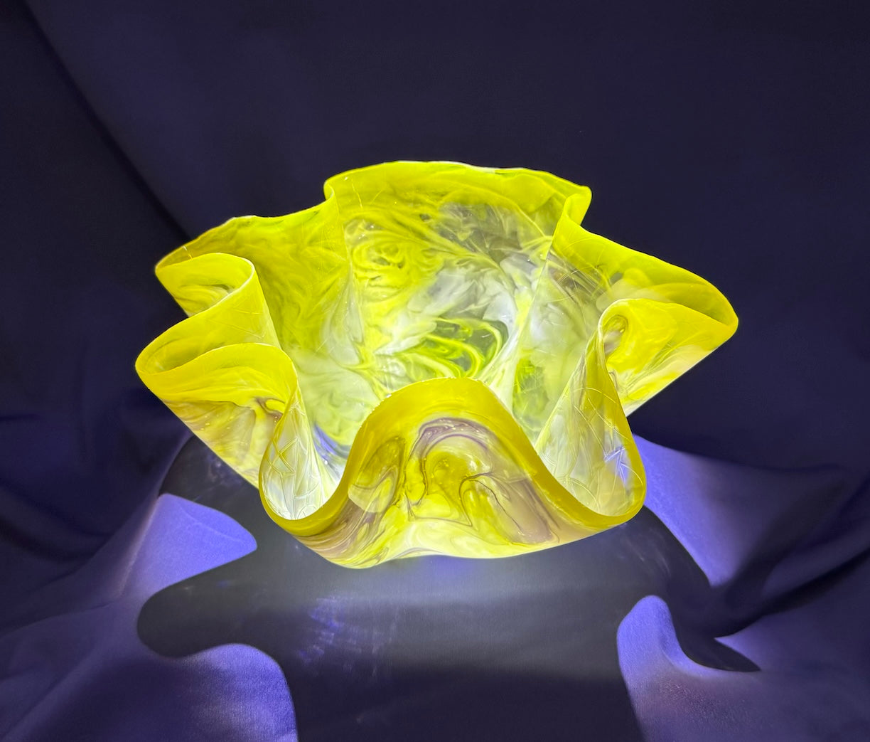 Neon Yellow Small Vase
