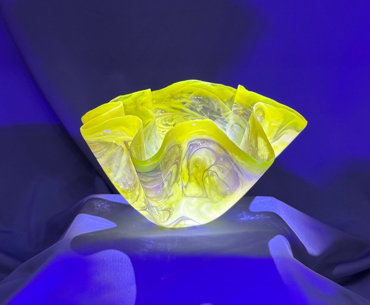 Neon Yellow Small Vase