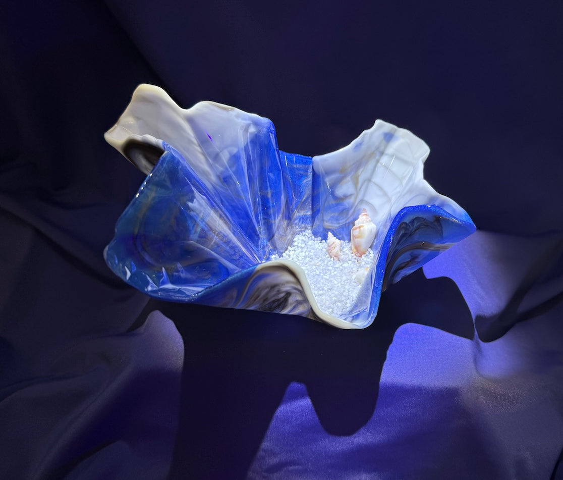 Sea Shells & Water Small Vase
