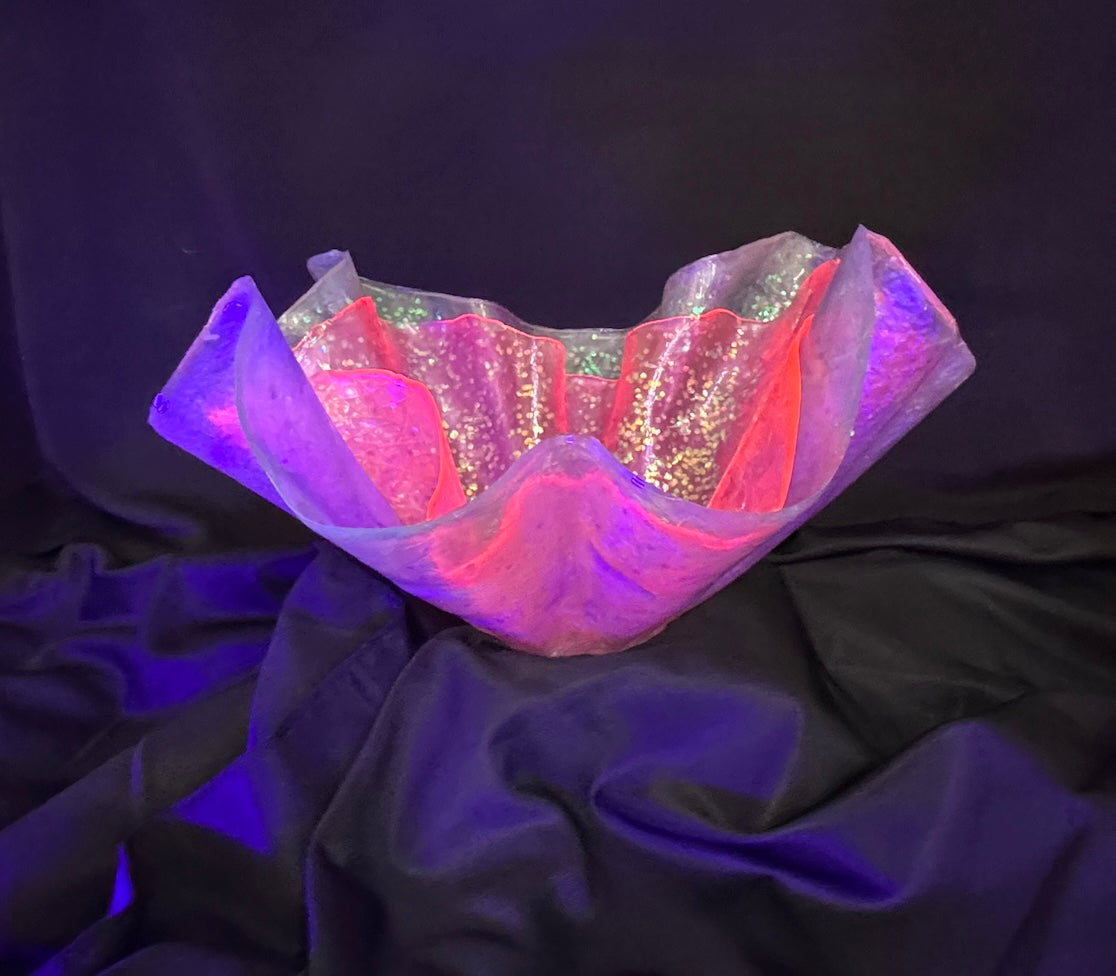 Double Neon Sparkly Centerpiece