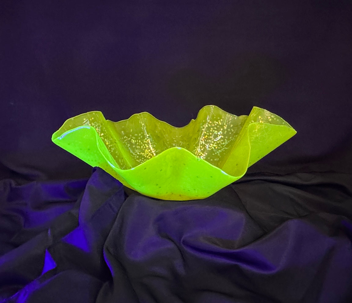 Bright Neon Yellow Bowl