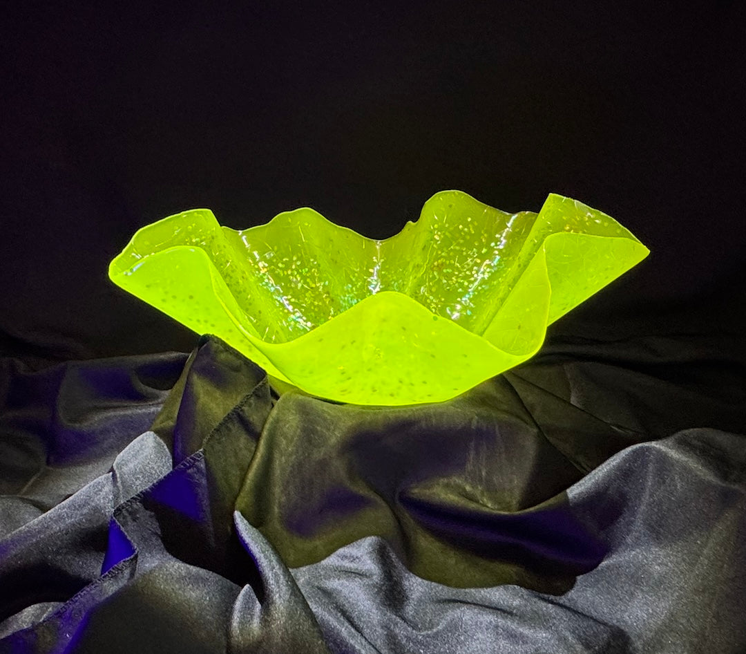Bright Neon Yellow Bowl