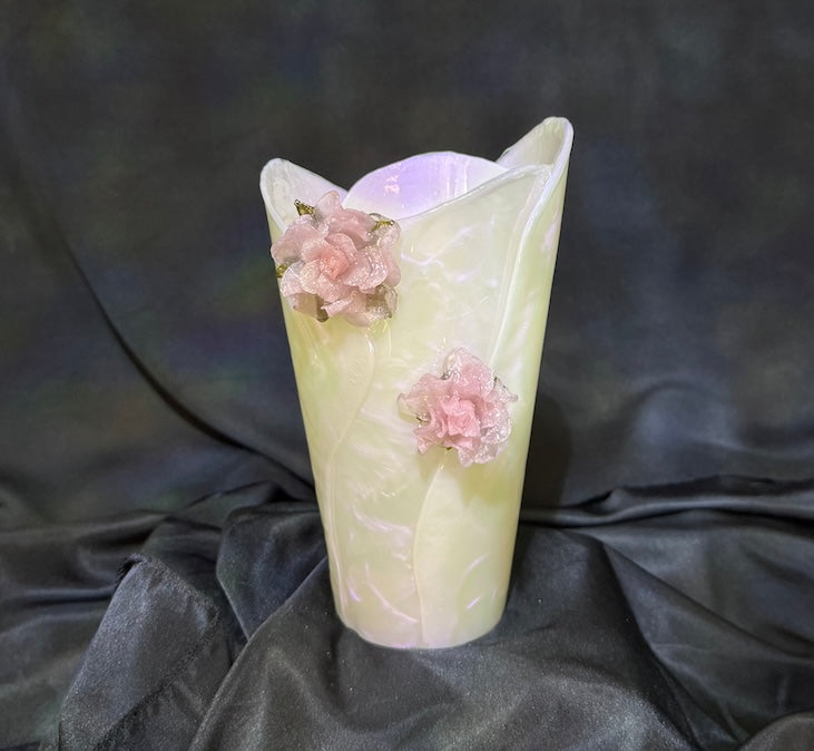Iridescent Rose Vase