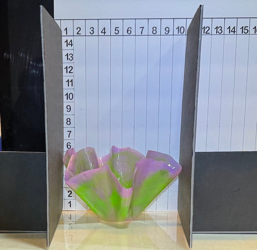 Neon Green & Purple Medium/Small Vase