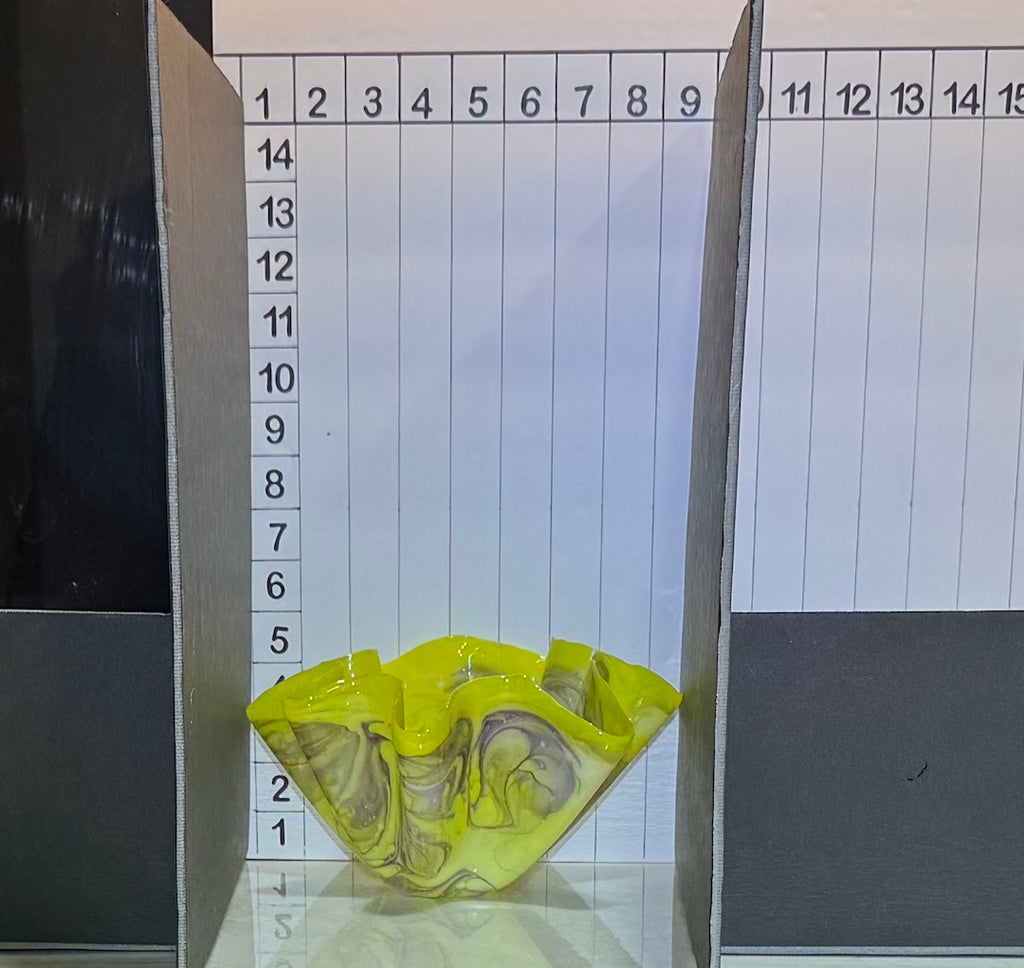 Neon Yellow Small Vase