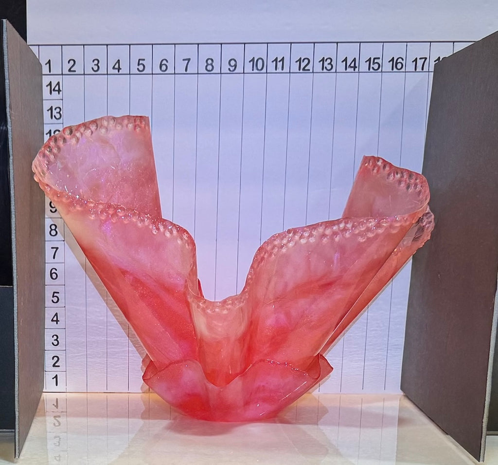 Extra Large Triple Layer Translucent Pink Centerpiece