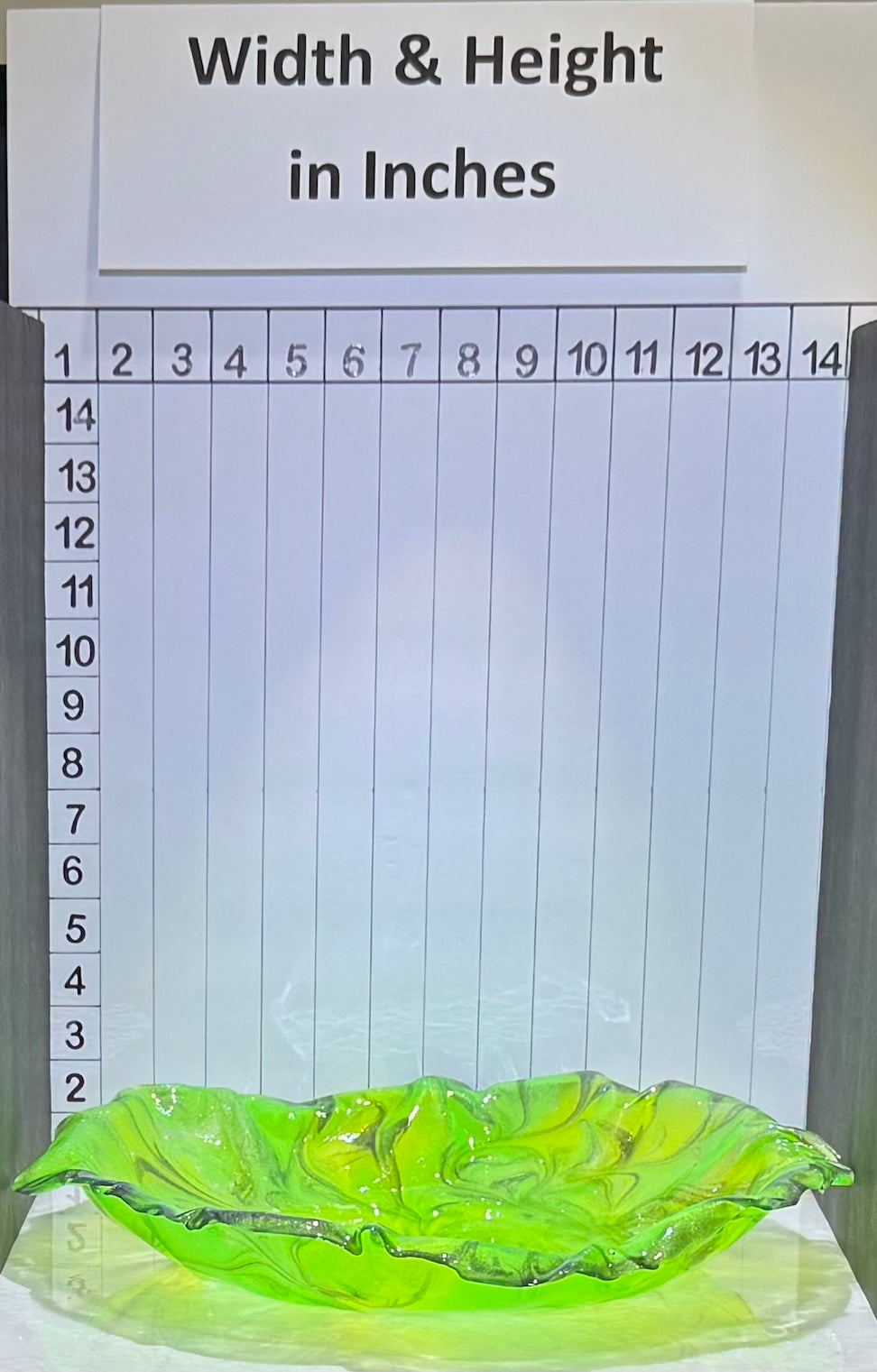 Neon Bright Green Platter
