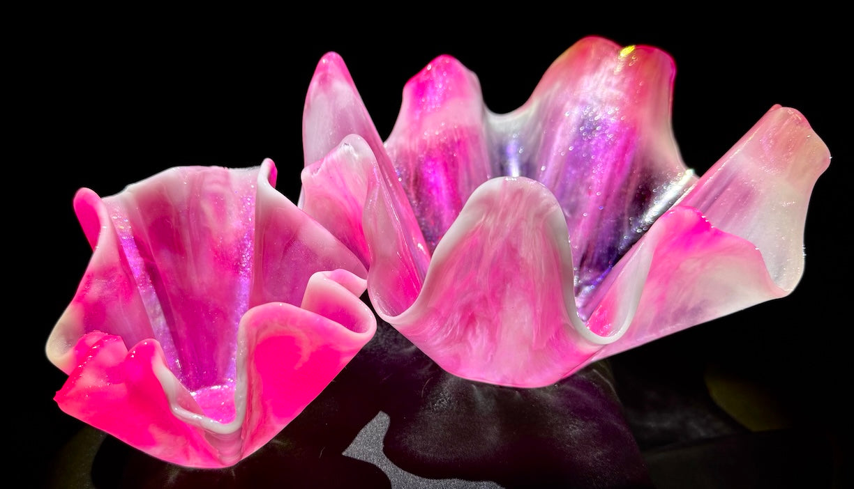 Bright Hot Pink Small Vase