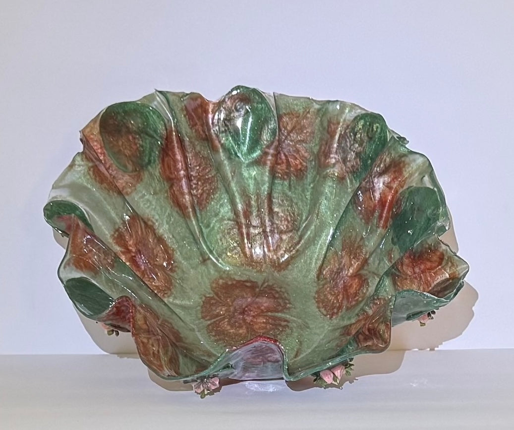 Scarlett, Sage & Pink Floral Bowl