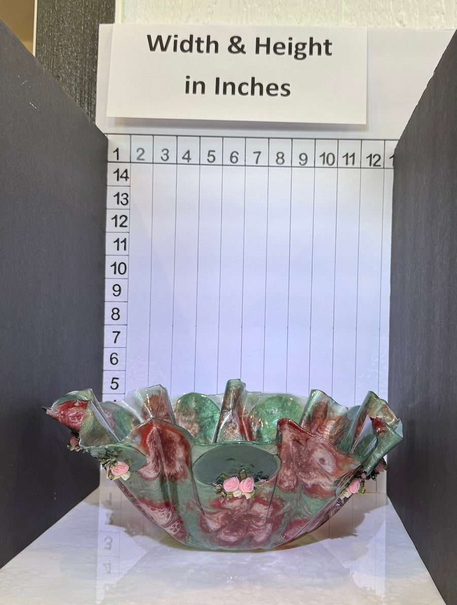 Scarlett, Sage & Pink Floral Bowl